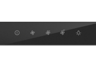 GORENJE TH64E3BG Czarny 350m3/h 67dB Klasa C 60cm LED - 1014710 - zdjęcie 4